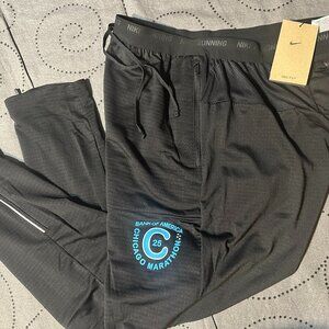 NIKE PHENOM ELITE CHICAGO MARATHON 2025 RUNNING BLACK PANTS SIZE L MEN $105.00